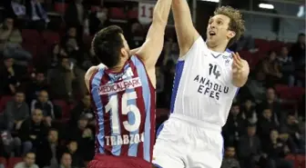 Anadolu Efes, Trabzonspor'u 91-79 Yendi