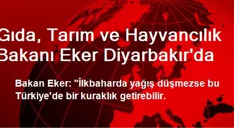 Gıda, Tarım ve Hayvancılık Bakanı Eker Diyarbakır'da