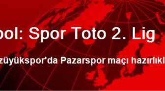 Futbol: Spor Toto 2. Lig