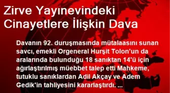 Zirve Yayınevindeki Cinayetlere İlişkin Dava