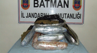 Batman'da 15 Kilogram Esrar Ele Geçirildi