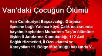 Van'daki Çocuğun Ölümü