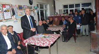 Bursa'da Orhaneli Belediye Başkanı, Köyleri Geziyor