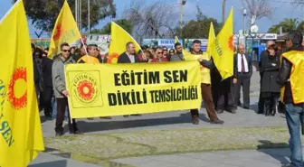 Dikili Eğitim-Sen'den Greve Destek