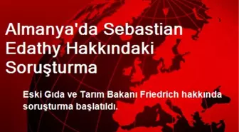 Almanya'da Sebastian Edathy Hakkındaki Soruşturma