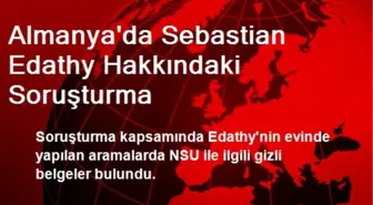 Almanya'da Sebastian Edathy Hakkındaki Soruşturma