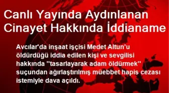 Canlı Yayında Aydınlanan Cinayet Hakkında İddianame