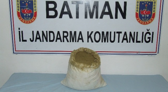 Batman'da 6 Kilogram Toz Esrar Ele Geçirildi