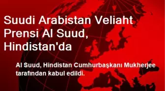 Suudi Arabistan Veliaht Prensi Al Suud, Hindistan'da