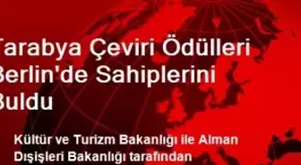 Tarabya Çeviri Ödülleri Berlin'de Sahiplerini Buldu