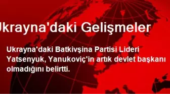 Ukrayna'daki Gelişmeler