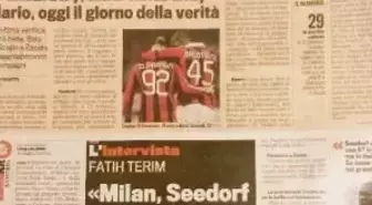 Fatih Terim: 'Milan'da Çok Forvet Oynattığım İçin Eleştiriliyordum'