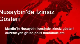 Nusaybin'de İzinsiz Gösteri