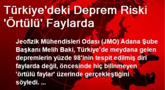 Türkiye'deki Deprem Riski 'Örtülü' Faylarda