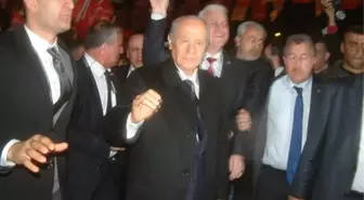 Burhaniye'de Bahçeli'ye Görkemli Karşılama