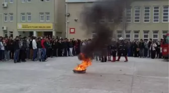 Burhaniye'de Tatbikat Heyecanı