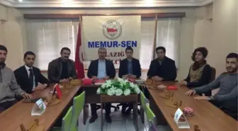 Genç Elazığlılar Derneğinden Memur Sen'e Ziyaret