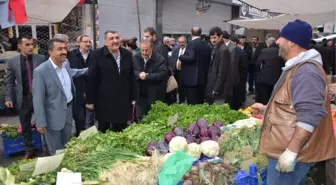 Gürkan, Pazar Esnafıyla Bir Araya Geldi