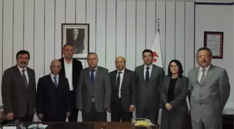 Ticaret Borsası'ndan Vergi Dairesi Müdürü Çevik'e Ziyaret