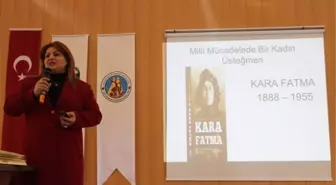 Yazar İlknur Bektaş, 'Kara Fatma' Konulu Söyleşiye Katıldı