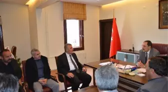 Vatan Şehitleri ve Gazileri Derneği Yöneticilerinden, Emniyet Müdürü Kalayoğlu'na Ziyaret