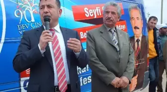 CHP Heyeti, Yazıhan'da Seçim Çalışması Yaptı