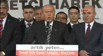 Bahçeli, Keçiören Mitinginde Konuştu