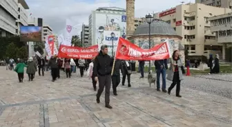 Konak Doğumevi Aile Planlaması Eğitim Kliniği Personelleri Eylem Yaptı