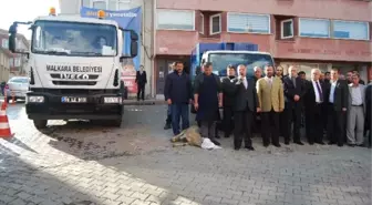 Malkara Belediyesi Tarafından Tahsis Edilen Yeni Araçlara Kurban Kesildi