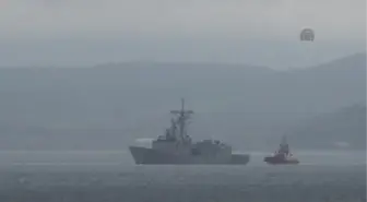 ABD gemisi Çanakkale Boğazı'ndan geçti -
