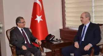 AK Parti Genel Başkan Yardımcısı Numan Kurtulmuş'tan, Vali Tapsız'a Ziyaret