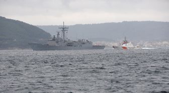 Uss Taylor' Çanakkale Boğazı'ndan Geçti