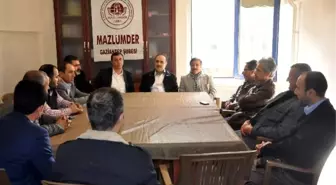 Belediye Başkan Adayları Mazlumder Gaziantep Şubesini Ziyaret Etti