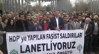 Batman'da HDP'ye Yapılan Saldırı Kınandı