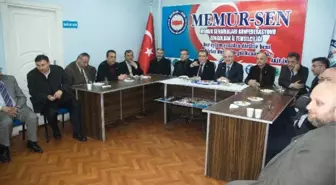 Kar, Memur-Sen'de Sert Konuştu