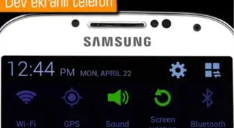 Samsung'tan Dev Ekranlı Telefon