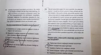 Dershanenin Soru Kitapçığında Şaşırtan 'Rüşvet' ve 'Yolsuzluk' Soruları