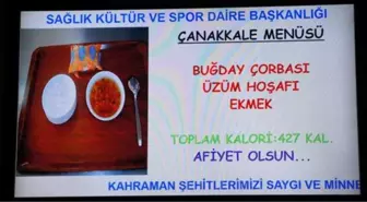 Hacettepe'de 'Çanakkale Menüsü'