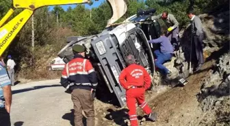 Devrilen Beton Mikserinde Can Pazarı