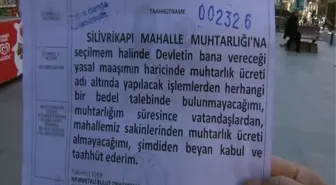 Muhtar Adayından İlginç Kampanya