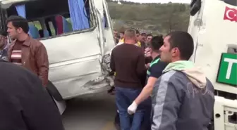 Zonguldak'ta Trafik kazası: 12 Yaralı