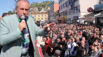 CHP Grup Başkanvekili Muharrem İnce Giresun'da