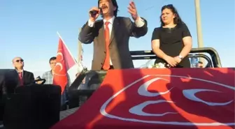 MHP Çeşmealtı'nda Büro Açtı, Miting Yaptı