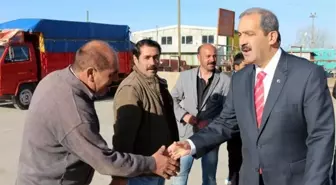 Başkan Ürgüp, Toptancılar Sitesini Ziyaret Etti