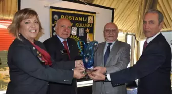 Bostanlı Rotary'den Arkas'a Hizmet Ödülü