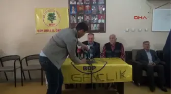 BDP Şanlıurfa İl Başkanı Şiddet Yanlısı Olmayacağız