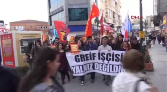 Eskişehir'de Greif İşçilerine Destek Yürüyüşü
