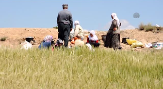 Çiftçiler yağmur duasına çıktı -