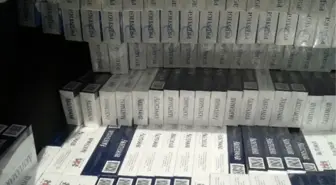 Bitlis'te Sahte Plakalı Minibüste Kaçak Sigara Ele Geçirildi