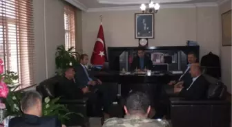 Kozluk Emniyet Müdürü Işık'tan Belediyeye Ziyaret